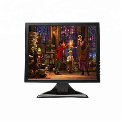 China verified manufacturer factory cheap HD/VGA/BNC 15''/17'' gaming computer monitor