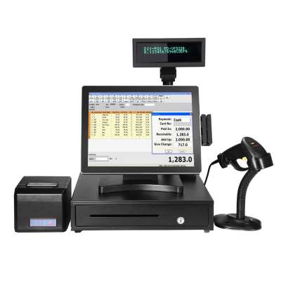 RFID and WIFI optional cheap touch screen waterproof industrial pos system