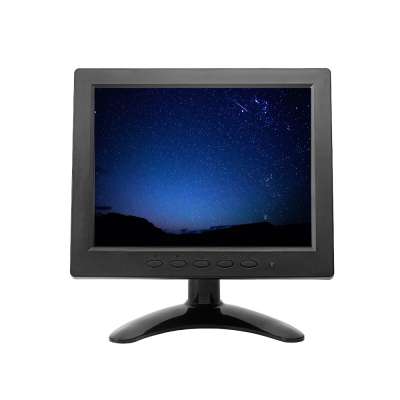 Hot sale 8 inch bnc cctv vga lcd monitor with av input for restaurant